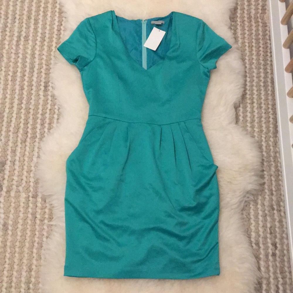 New 4 S Green dress satin H&M